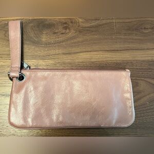 HOBO pink wristlet